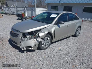 2014 Chevrolet Cruze LS with VIN 1G1PA5SH8E7250802, listed as a IAAI auction lot 41826291 with 102,430 mi miles. Bid and sale history available at carsss.com. Image 2.