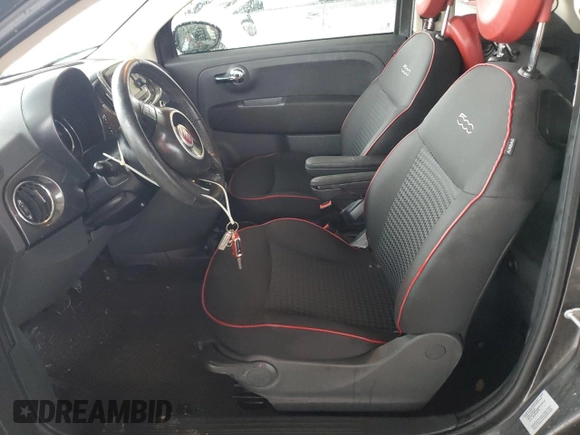 2017 FIAT 500 Pop z VIN 3C3CFFLR5HT530279, wystawiony jako Copart lot #59485155 z przebiegiem 121 630 mil mil oraz Szkoda całkowita • Salvage title. Historia ofert i sprzedaży dostępna na DreamBid. Obrazek 7.