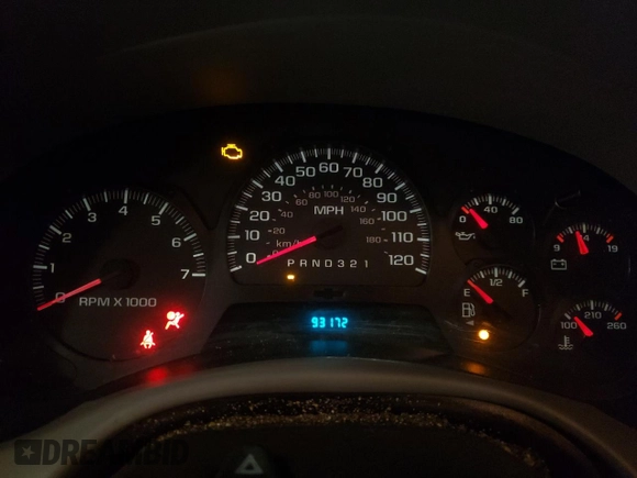 2008 Chevrolet TrailBlazer 1LT with VIN 1GNDT13S382237469, listed as a Copart auction lot 54240205 with 93,172 mi miles and Salvage Title. Bid and sale history available at DreamBid. Image 9.