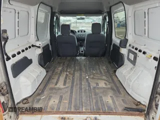 2011 Ford Transit Connect XLT with VIN NM0LS7DN9BT069791, listed as a Copart auction lot 59962725 with 228,380 mi miles and Salvage title. Bid and sale history available at DreamBid. Image 10.
