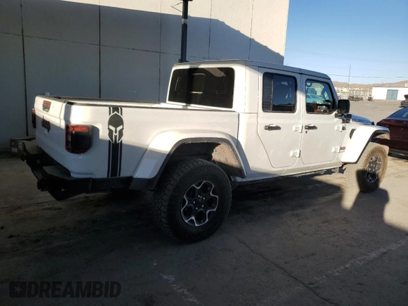 2023 Jeep Gladiator Rubicon with VIN 1C6JJTBG5PL539288, listed as a Copart auction lot 44384115 with 9,342 mi miles and Clean Title. Bid and sale history available at carsss.com. Image 3.