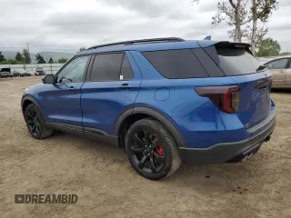 2020 Ford Explorer ST with VIN 1FM5K8GC7LGB42206, listed as a Copart auction lot 53849925 with 75,638 mi miles and Salvage Title. Bid and sale history available at DreamBid. Image 2.