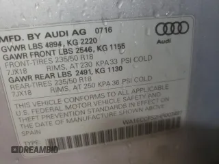 2017 Audi Q3 Premium z VIN WA1ECCFS2HR003491, wystawiony jako Copart lot #89381305 z przebiegiem 82 748 mil mil oraz Szkoda całkowita • Salvage title. Historia ofert i sprzedaży dostępna na DreamBid. Obrazek 14.