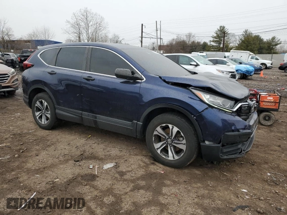 2020 Honda CR-V LX with VIN 7FARW2H28LE007232, listed as a Copart auction lot 46782905 with 51,677 mi miles and Salvage Title. Bid and sale history available at carsss.com. Image 4.