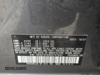 2022 Subaru Impreza Premium with VIN 4S3GTAV63N3707852, listed as a Copart auction lot 49154415 with 31,944 mi miles and Salvage title. Bid and sale history available at DreamBid. Image 15.