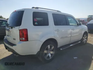 2015 Honda Pilot Touring with VIN 5FNYF4H96FB027418, listed as a Copart auction lot 48699755 with Not Provided miles and Salvage Title. Bid and sale history available at DreamBid. Image 3.