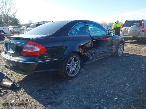 2004 Mercedes-Benz CLK-Class AMG with VIN WDBTJ76H24F113952, listed as a IAAI auction lot 41690890 with 109,766 mi miles. Bid and sale history available at carsss.com. Image 4.