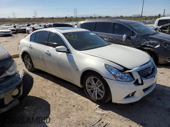 2015 Infiniti Q40 with VIN JN1CV6AP1FM502937, listed as a Copart auction lot 82236644 with 72,400 mi miles and Salvage Title. Bid and sale history available at carsss.com. Image 4.