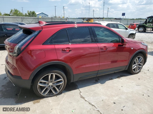 2020 Cadillac XT4 AWD Sport with VIN 1GYFZFR46LF023142, listed as a Copart auction lot 68239744 with 88,768 mi miles and Salvage Title. Bid and sale history available at carsss.com. Image 3.