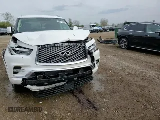 2019 Infiniti QX80 Luxe z VIN JN8AZ2NEXK9235292, wystawiony jako Copart lot #55611985 z przebiegiem 61 988 mil mil oraz Szkoda całkowita • Salvage title. Historia ofert i sprzedaży dostępna na DreamBid. Obrazek 14.