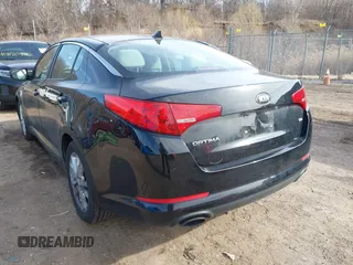 2013 Kia Optima LX with VIN 5XXGM4A77DG146177, listed as a IAAI auction lot 41769708 with 133,604 mi miles. Bid and sale history available at carsss.com. Image 3.
