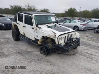 2014 Jeep Wrangler Unlimited Sahara with VIN 1C4BJWEG0EL151473, listed as a IAAI auction lot 41600726 with 119,057 mi miles. Bid and sale history available at carsss.com. Image 1.