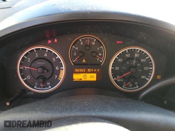 2010 Nissan Titan SE with VIN 1N6BA0EK1AN312099, listed as a Copart auction lot 87882105 with 192,353 mi miles and Salvage Title. Bid and sale history available at carsss.com. Image 9.
