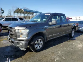 2016 Ford F-150 XL with VIN 1FTEX1C80GFA58321, listed as a Copart auction lot 87851535 with 77,073 mi miles and Salvage Title. Bid and sale history available at carsss.com. Image 1.