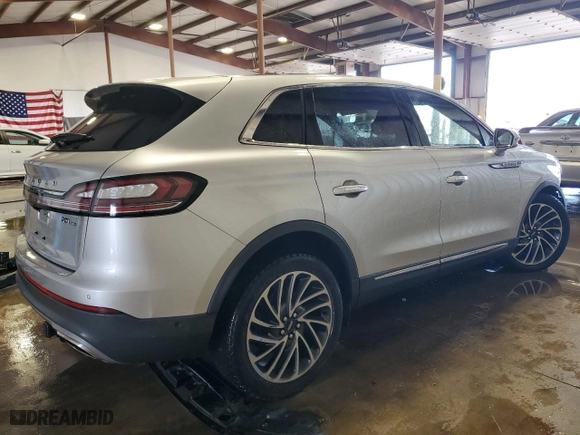 2019 Lincoln Nautilus Reserve with VIN 2LMPJ8L98KBL47906, listed as a Copart auction lot 47040715 with 80,165 mi miles and Salvage Title. Bid and sale history available at carsss.com. Image 3.