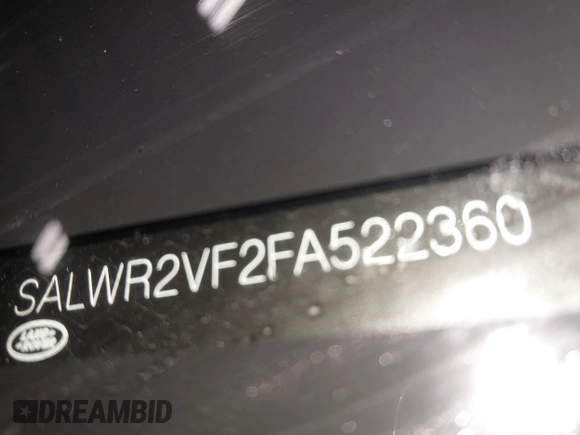 2015 Land Rover Range Rover Sport HSE with VIN SALWR2VF2FA522360, listed as a IAAI auction lot 41679173 with 93,217 mi miles and . Bid and sale history available at DreamBid. Image 9.