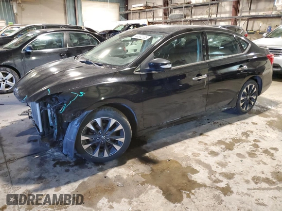 2017 Nissan Sentra S with VIN 3N1AB7AP2HY235619, listed as a Copart auction lot 44982005 with 78,040 mi miles and Salvage Title. Bid and sale history available at carsss.com. Image 1.
