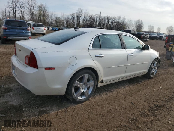2012 Chevrolet Malibu 1LT with VIN 1G1ZC5E08CF218217, listed as a Copart auction lot 53993005 with 189,370 mi miles and Clean Title. Bid and sale history available at DreamBid. Image 3.