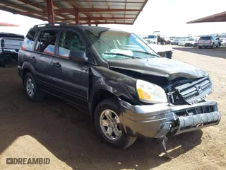 2003 Honda Pilot EX with VIN 2HKYF185X3H528255, listed as a IAAI auction lot 41686159 with 261,283 mi miles. Bid and sale history available at carsss.com. Image 1.