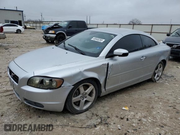 2009 Volvo C70 with VIN YV1MC67289J075064, listed as a Copart auction lot 45045255 with 91,585 mi miles and Clean Title. Bid and sale history available at carsss.com. Image 1.