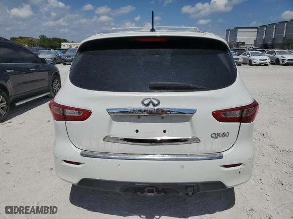 2014 Infiniti QX60 with VIN 5N1AL0MM9EC515024, listed as a Copart auction lot 49301495 with 138,564 mi miles and Clean Title. Bid and sale history available at carsss.com. Image 6.
