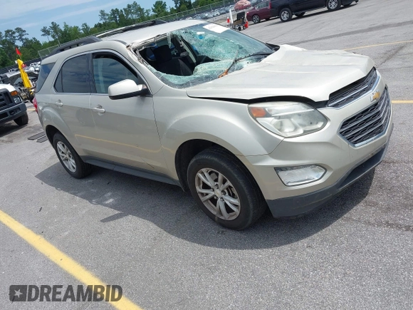 2016 Chevrolet Equinox LT z VIN 2GNALCEK3G1153498, wystawiony jako IAAI lot #42329426 z przebiegiem 181 262 mil mil oraz . Historia ofert i sprzedaży dostępna na DreamBid. Obrazek 1.