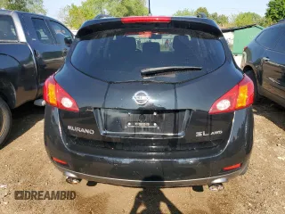 2010 Nissan Murano SL with VIN JN8AZ1MW2AW103793, listed as a Copart auction lot 54188244 with 125,518 mi miles and Salvage Title. Bid and sale history available at carsss.com. Image 6.