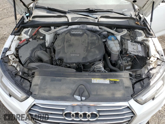 2017 Audi A4 Premium Plus with VIN WAUENAF48HN027868, listed as a Copart auction lot 57607215 with 101,410 mi miles and Salvage title. Bid and sale history available at DreamBid. Image 11.