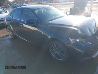 2018 Lexus IS with VIN JTHBA1D29J5072471, listed as a IAAI auction lot 41522217 with 61,551 mi miles. Bid and sale history available at carsss.com. Image 1.