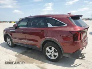 2024 Kia Sorento LX z VIN 5XYRG4JC9RG307967, wystawiony jako Copart lot #53749435 z przebiegiem 21 522 mil mil oraz Szkoda całkowita • Salvage title. Historia ofert i sprzedaży dostępna na DreamBid. Obrazek 2.