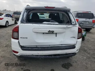 2015 Jeep Compass High Altitude Edition with VIN 1C4NJDEB9FD418210, listed as a Copart auction lot 84516744 with 117,344 mi miles and Non Repairable. Bid and sale history available at carsss.com. Image 6.