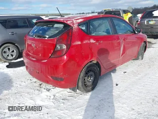 2012 Hyundai Accent SE with VIN KMHCU5AEXCU052771, listed as a IAAI auction lot 41599618 with 230,152 mi miles. Bid and sale history available at carsss.com. Image 4.