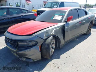 2016 Dodge Charger SXT with VIN 2C3CDXHG9GH214362, listed as a IAAI auction lot 42028636 with 225,392 mi miles. Bid and sale history available at carsss.com. Image 6.