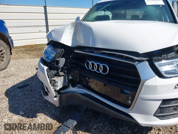 2017 Audi Q3 Premium with VIN WA1BCCFS3HR006676, listed as a IAAI auction lot 41586016 with 73,461 mi miles and . Bid and sale history available at DreamBid. Image 6.