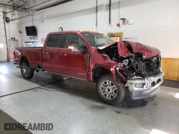 2024 Ford F-350 XL with VIN 1FT8W3BT5REF71350, listed as a Copart auction lot 45038005 with 15 mi miles and Salvage Title. Bid and sale history available at DreamBid. Image 4.