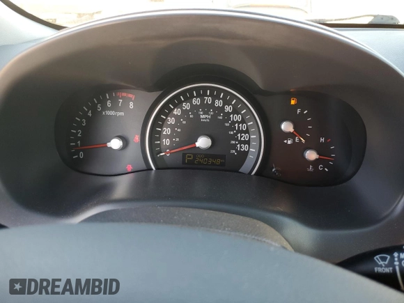 2011 Kia Sedona EX with VIN KNDMH4C72B6393042, listed as a Copart auction lot 78576884 with 240,348 mi miles and Salvage Title. Bid and sale history available at carsss.com. Image 9.