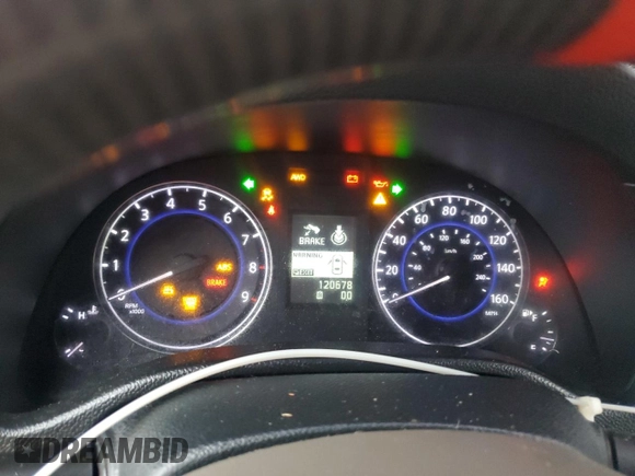 2011 Infiniti G37 x with VIN JN1CV6AR6BM412808, listed as a Copart auction lot 51437215 with 120,678 mi miles and Salvage Title. Bid and sale history available at carsss.com. Image 9.