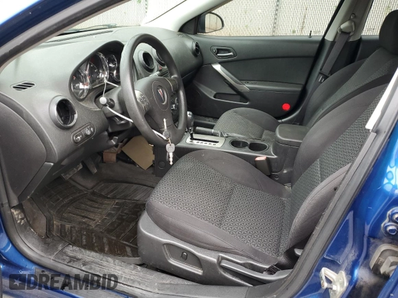 2007 Pontiac G6 G6 z VIN 1G2ZG58N874141602, wystawiony jako Copart lot #64391765 z przebiegiem 82 423 mil mil oraz Szkoda całkowita • Salvage title. Historia ofert i sprzedaży dostępna na DreamBid. Obrazek 7.