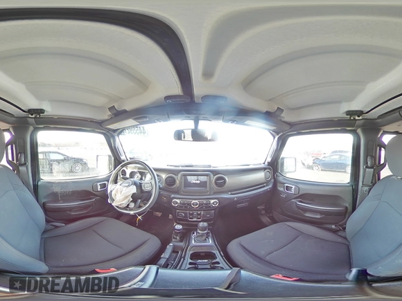 2019 Jeep Wrangler Unlimited Sport with VIN 1C4HJXDG2KW566080, listed as a Copart auction lot 44559215 with 84,646 mi miles and Salvage title. Bid and sale history available at DreamBid. Image 13.