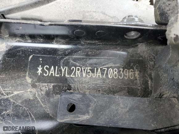 2018 Land Rover Range Rover Velar R-Dynamic SE with VIN SALYL2RV5JA708396, listed as a Copart auction lot 48108885 with 48,593 mi miles and Salvage Title. Bid and sale history available at carsss.com. Image 12.