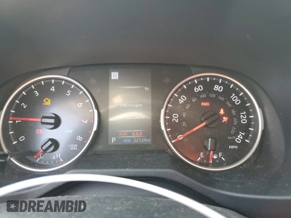 2022 Toyota RAV4 XLE with VIN 2T3P1RFV8NC312140, listed as a Copart auction lot 64375005 with 22,129 mi miles and Salvage title. Bid and sale history available at DreamBid. Image 9.