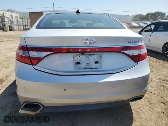 2016 Hyundai Azera Limited with VIN KMHFH4JG2GA520030, listed as a Copart auction lot 55767035 with 178,029 mi miles and Salvage Title. Bid and sale history available at DreamBid. Image 6.