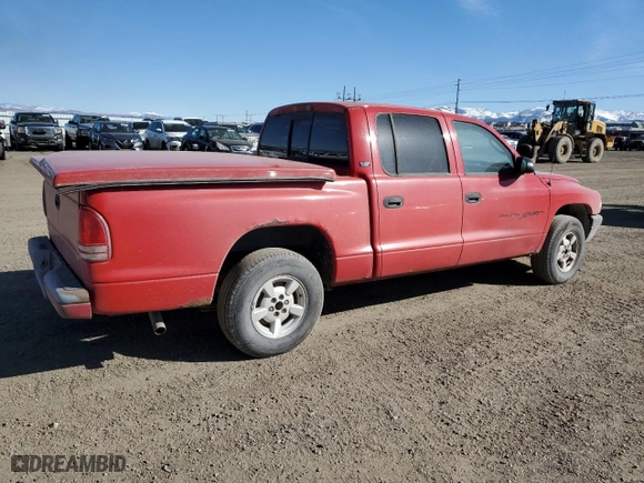 2001 Dodge Dakota Sport with VIN 1B7GL2ANX1S121698, listed as a Copart auction lot 49541465 with 244,231 mi miles and Clean Title. Bid and sale history available at carsss.com. Image 3.
