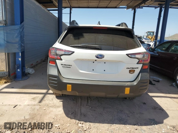 2025 Subaru Outback Wilderness with VIN 4S4BTGUD3S3214175, listed as a Copart auction lot 61631315 with 1,512 mi miles and Salvage title. Bid and sale history available at DreamBid. Image 6.