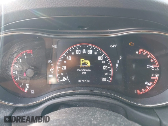 2019 Dodge Durango GT Plus with VIN 1C4RDJDG4KC764623, listed as a IAAI auction lot 41157875 with 62,747 mi miles and . Bid and sale history available at DreamBid. Image 16.