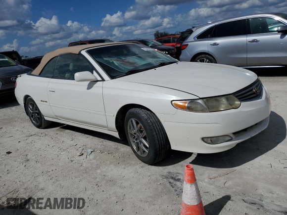 2003 Toyota Solara SE with VIN 2T1FF28P43C885643, listed as a Copart auction lot 78409004 with Not Provided miles and Non Repairable. Bid and sale history available at carsss.com. Image 4.