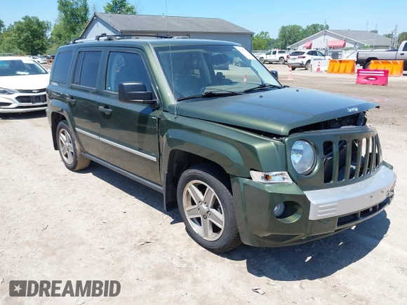 2008 Jeep Patriot Limited with VIN 1J8FT48W38D708743, listed as a IAAI auction lot 42665046 with 71,176 mi miles and . Bid and sale history available at DreamBid. Image 1.