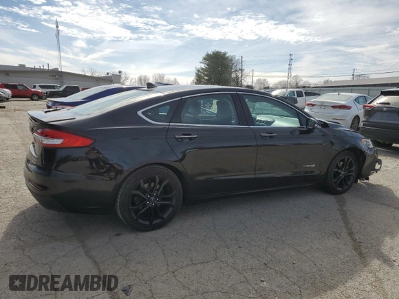 2019 Ford Fusion Hybrid Titanium with VIN 3FA6P0RU0KR144636, listed as a Copart auction lot 44357323 with 100,146 mi miles. Bid and sale history available at carsss.com. Image 3.