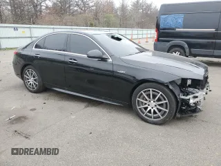 2023 Mercedes-Benz C 43 AMG z VIN W1KAF8HB2PR100524, wystawiony jako Copart lot #52094134 z przebiegiem 11 335 mil mil oraz Szkoda całkowita • Salvage title. Historia ofert i sprzedaży dostępna na DreamBid. Obrazek 4.