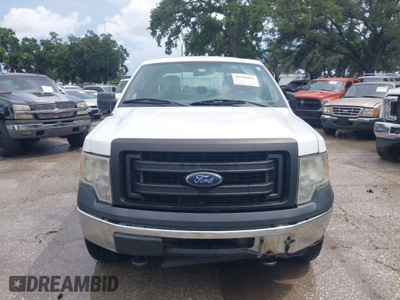 2014 Ford F-150 XL with VIN 1FTFX1EF2EKD41100, listed as a IAAI auction lot 42506812 with 153,255 mi miles and . Bid and sale history available at DreamBid. Image 12.